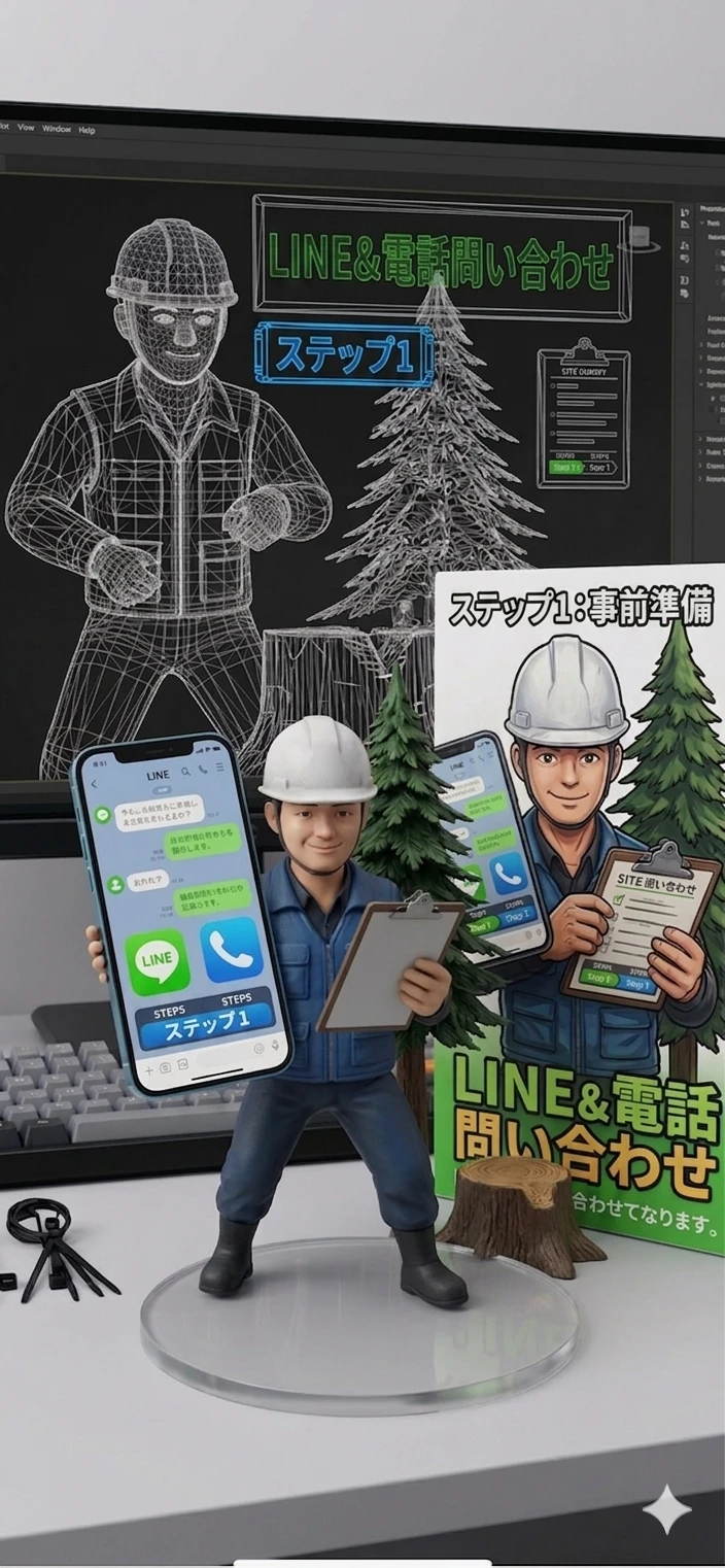 LINE＆電話