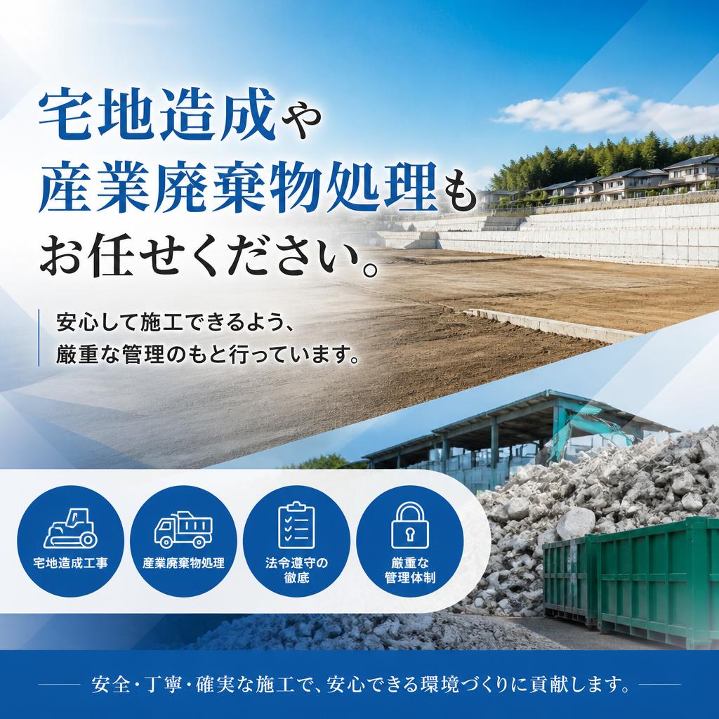 宅地造成・産業廃棄物処理