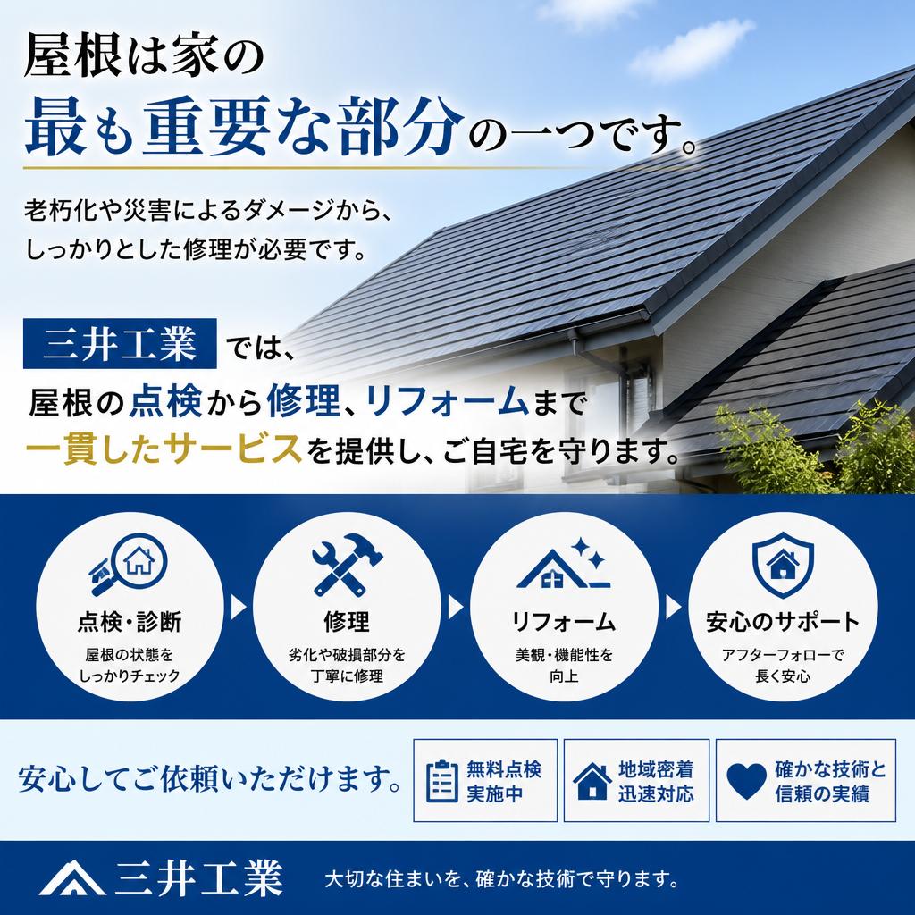 屋根修理で家を守る