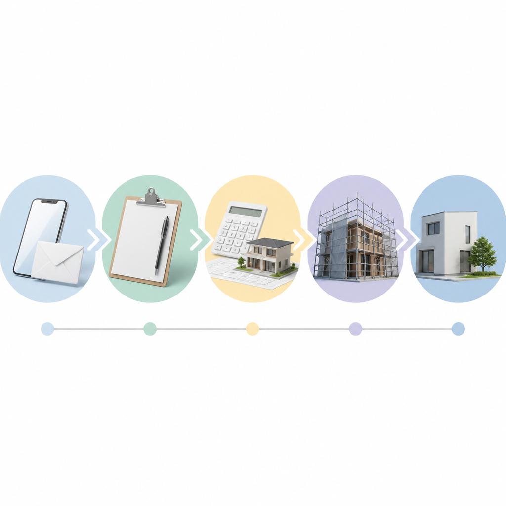 施工の流れとスケジュール