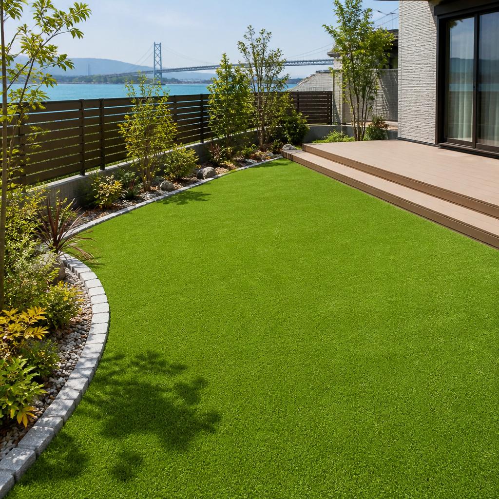 下関市の人工芝施工は三井工業にお任せ。お庭を生まれ変わらせるチャンス！